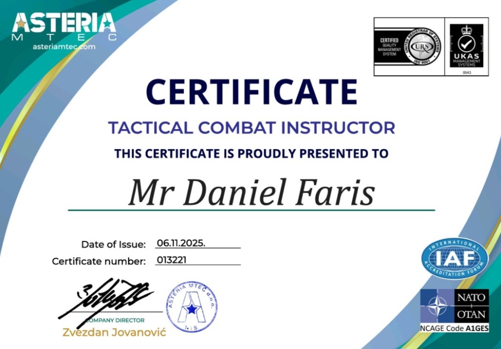 Tctical Combat Instructor